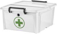 Cep Boîte de premiers secours 20 Litres Blanc Plastique Empilable