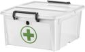 Cep Boîte de premiers secours 20 Litres Blanc Plastique Empilable
