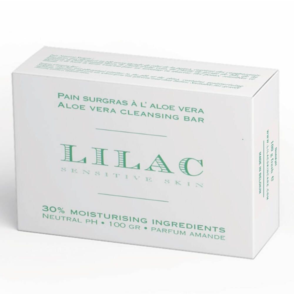 Lilac Skincare Lilac Dermatologisch Zeepblokje Surgras Aloe Vera 100 g
