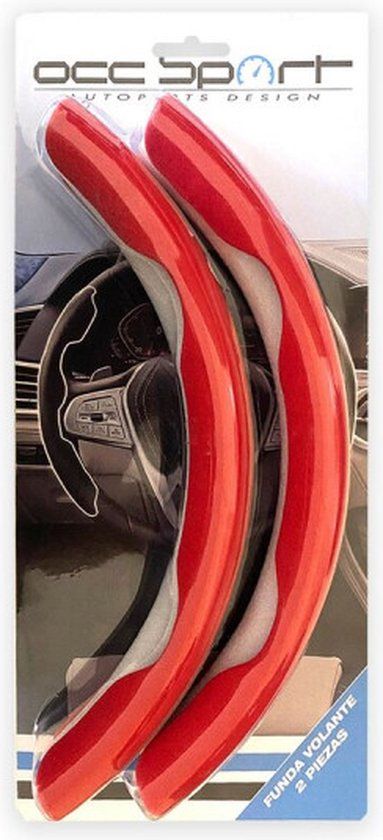 OCC Motorsport OCCFV0004 Steering Wheel Cover - Red (2 pcs)