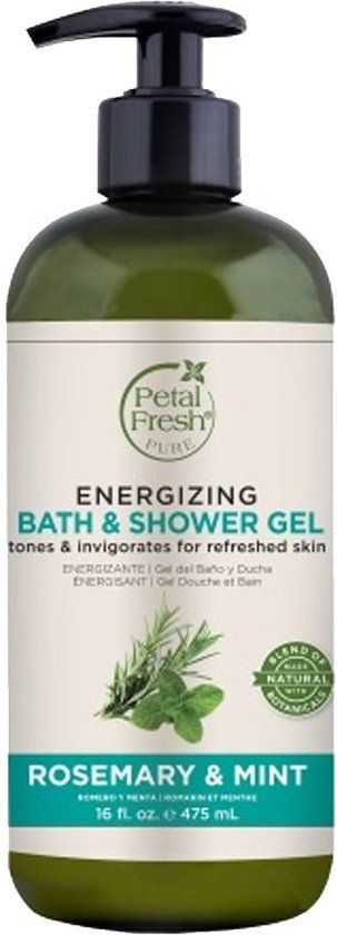 PETAL FRESH Rosemary & Mint Bath & Shower Gel - 475 ml