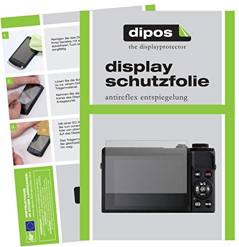 dipos Ik 6x Screen Protector mat compatibel met Canon PowerShot G7X Mark III
