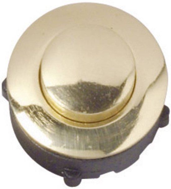 Heidemann Belknop 1-voudig - Goud - 24 V/1 A