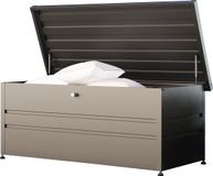 GFP PRIMEYARD® Tuinbox 182x84x72 cm Metaal Antraciet Waterdicht