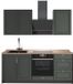 Vicco Eenpersoonskeuken Fame-Line, Vert-Or, Landhuis/Antraciet, 190 cm, WB Eik