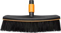 Fiskars QuikFit Straatbezem - Brede Borstelkop met Zachte Haren - 380mm