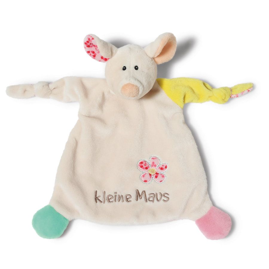 NICI My First Knuffeldoek Muis kleine Maus 25 x 25 cm - Bruin