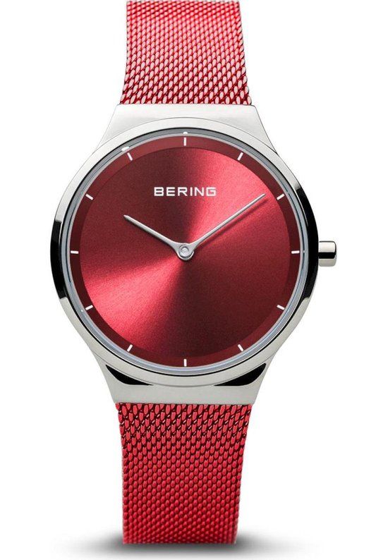 Bering Dameshorloge 12131-303 Rood Staal 31 mm