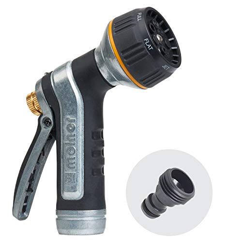 Melnor 65020-AMZ Heavy Duty Metal Nozzle with QuickConnect Product Adapter Set, Amazon Bundle