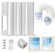 Icecat Joint d'étanchéité pour climatiseur, réglable de 43 à 150 cm, adapté pour un tuyau de 13/15 cm