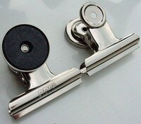 Exxo Magnetische Papierklemmen - 50mm - 60 stuks - Chroom