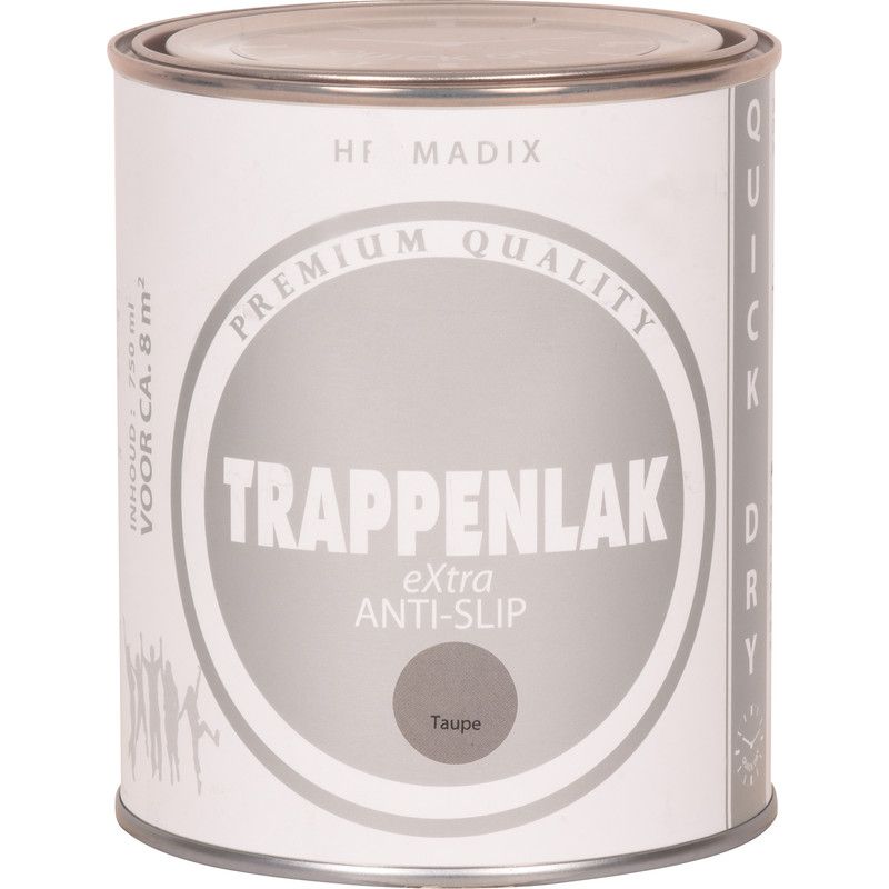 Hermadix trappenlak anti-slip 750ml taupe