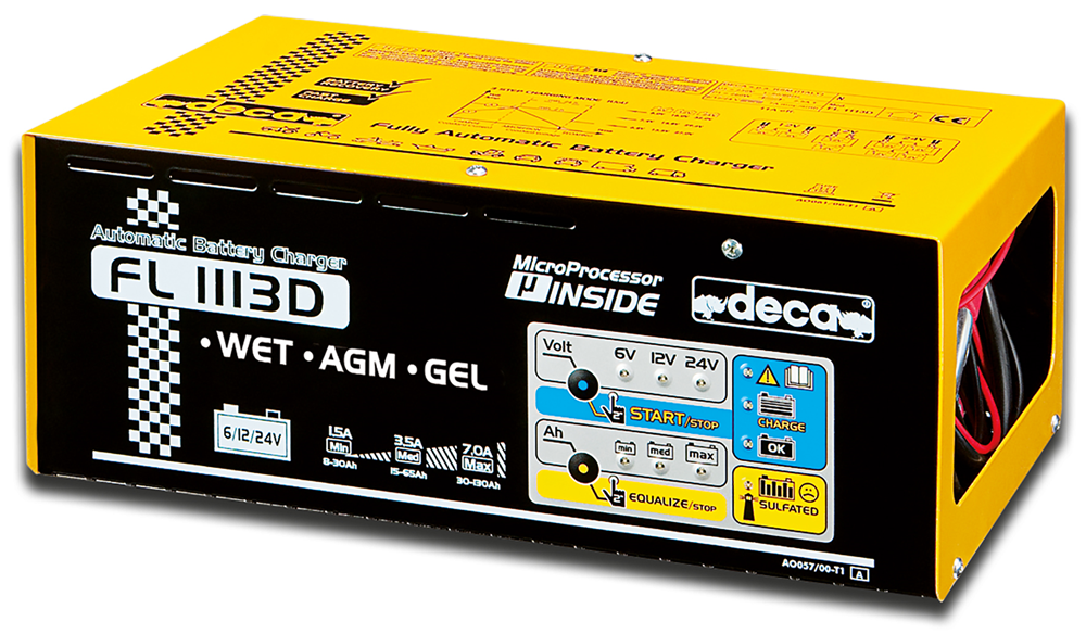 Deca Acculader 6V-12V-24V / 11Amp