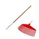 WOLF-Garten P786 Bladhark Bruin, Rood, Zilver