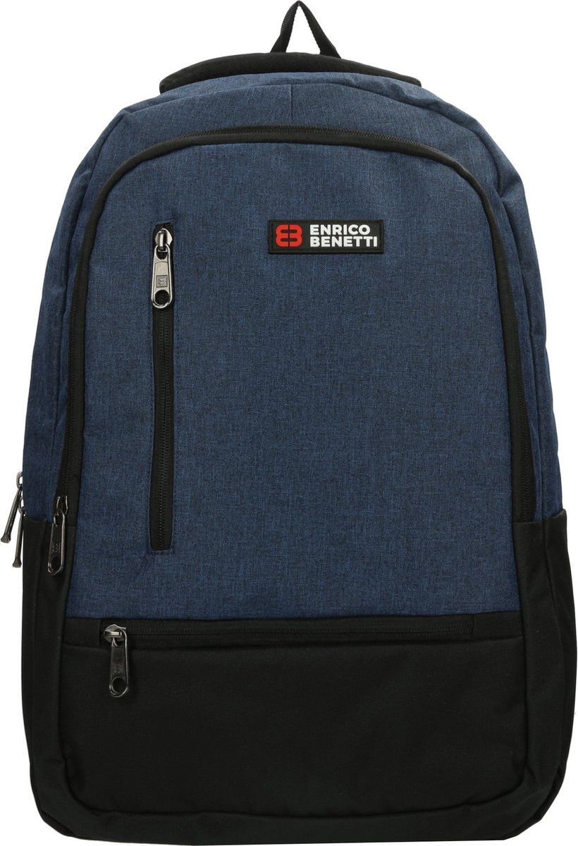 Enrico Benetti Hamburg Laptoprugzak 15 inch - Blauw