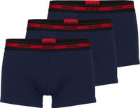 HUGO Boxershorts TRUNK TRIPLET PLANET Set van 3 Heren Blauw S