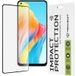 Techsuit Film de protection d'écran pour Oppo A78 4G, Verre trempé, Full Glue, 111D, Noir