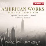 Paul Chandos Records Paul Watkins & Huw Watkins - American Works for Cello and Piano (CD)