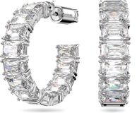 Swarovski Dames Oorknoppen Metaal - Zilverkleurig