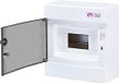 ETI ECT8PT Zekeringkast, opbouwmontage, IP40, verdelerbehuizing, 1 rij tot 8 modules, transparante deur voor installatie in de droogruimte in huis