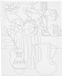 Creativ company CC Colour-in Canvas, Large flowers, D. 1,6 cm, size 24x30 cm, 360 g, 1 pc