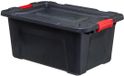 5Five Opbergbox/Opbergkrat - 55 Liter - Zwart - Kunststof