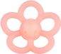 Nattou Silicone Rammelaar - Baby Speelgoed Bloem - 10 cm - Roze