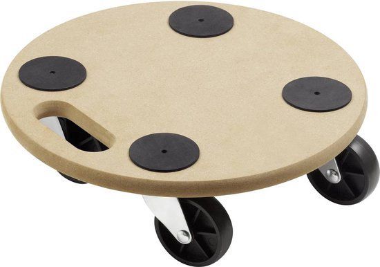 Metafranc Meister Werkzeuge 0821350 Transportroller Hout Laadvermogen (max.): 150 kg 350 mm x 350 mm x 100 mm Aantal rollers 4