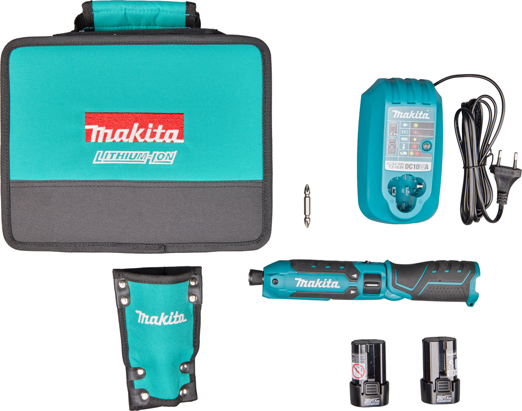 Makita TD023DSX1 Pen slagschroevendraaier 7,2V 1.5Ah in tas