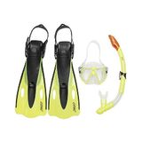 Uniseks Hanifaru Uniseks Hanifaru Snorkelset voor volwassenen, zwart, S/M