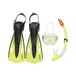 Uniseks Hanifaru Uniseks Hanifaru Snorkelset voor volwassenen, zwart, S/M