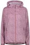 CMP Vrouwelijke waterdichte jas met capuchon, blush/Roos