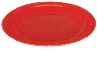 Olympia Kristallon Polycarbonaat Bord Rood - 230mm 9" (Doos 12)