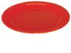 Olympia Kristallon Polycarbonaat Bord Rood - 230mm 9" (Doos 12)