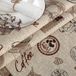 ANRO Tafelkleed Koffie Bruin 240x140cm Rechte rand Afwasbaar Waterafstotend Binnen & Buiten