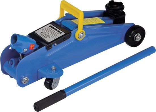 Silverline Hydraulische garagekrik - 2 ton - Blauw