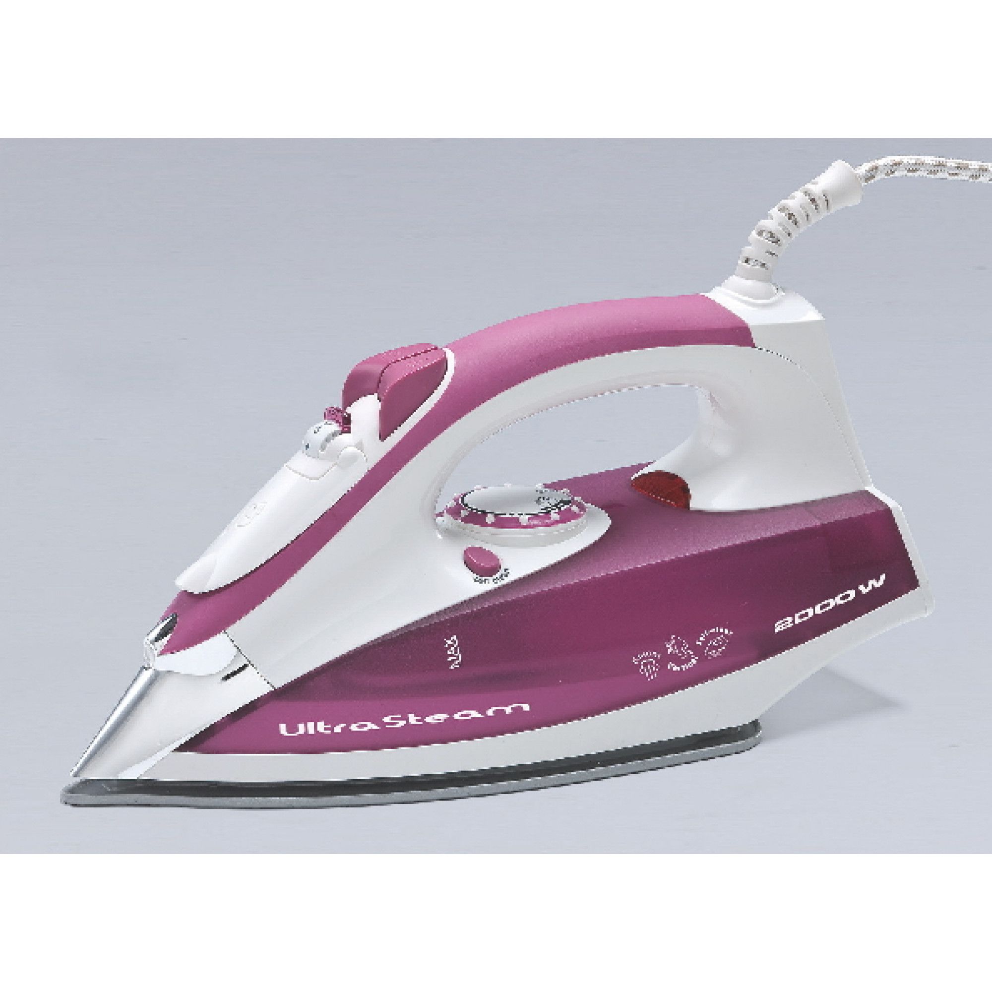 Ariete 6215 Stoomstrijkijzer - 2200W - Paars/Wit