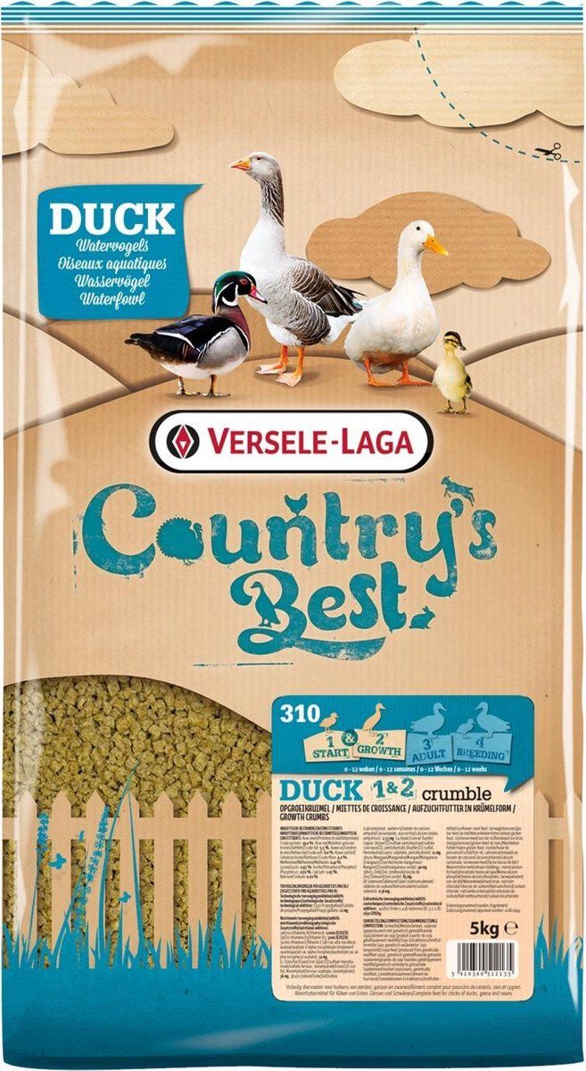 VERSELE-LAGA Country's Best Duck 1&2 Crumble Watervogels 5 kg