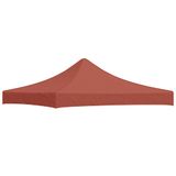vidaXL Partytentdak 270 g/m² 3x3 m terracotta