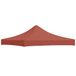 vidaXL Partytentdak 270 g/m² 3x3 m terracotta