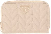 GUESS Stacey SLG Zip Around Wallet Light Beige crème