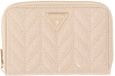 GUESS Stacey SLG Zip Around Wallet Light Beige crème