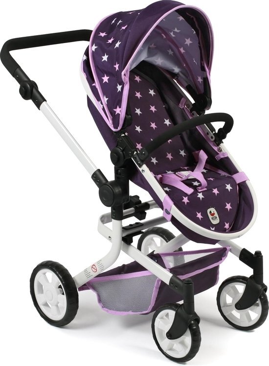 BAYER CHIC BAYER CHIC 2000 Combi Poppenwagen MIKA Stars lila - Paars