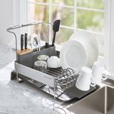 KitchenAid Afdruiprek, Afwasrek, Uitklapbaar, 61 x 52 x 35.5 cm, RVS, Grijs