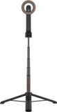 FIXED MagSnap Selfie Stick met Tripod en Afstandsbediening – MagSafe Compatible – Zwart – Uitschuifbaar tot 72 cm