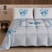 PETTI Artigiani Italiani Winterdekbed 170 × 260 cm, Lichtblauwe strik