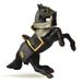Papo - Realistische paard in zwart harnas figuur