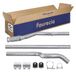 HELLA 8LA 366 002-781 Uitlaatpijp - Easy2Fit® Kit - Midden - driedelig - Set met montagedelen