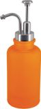 Spirella YOKO Zeepdispenser – Oranje Kunststof – Modern