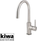 Caressi Eenhendel keukenkraan RVS CABL002 | Modern | 1 handvat